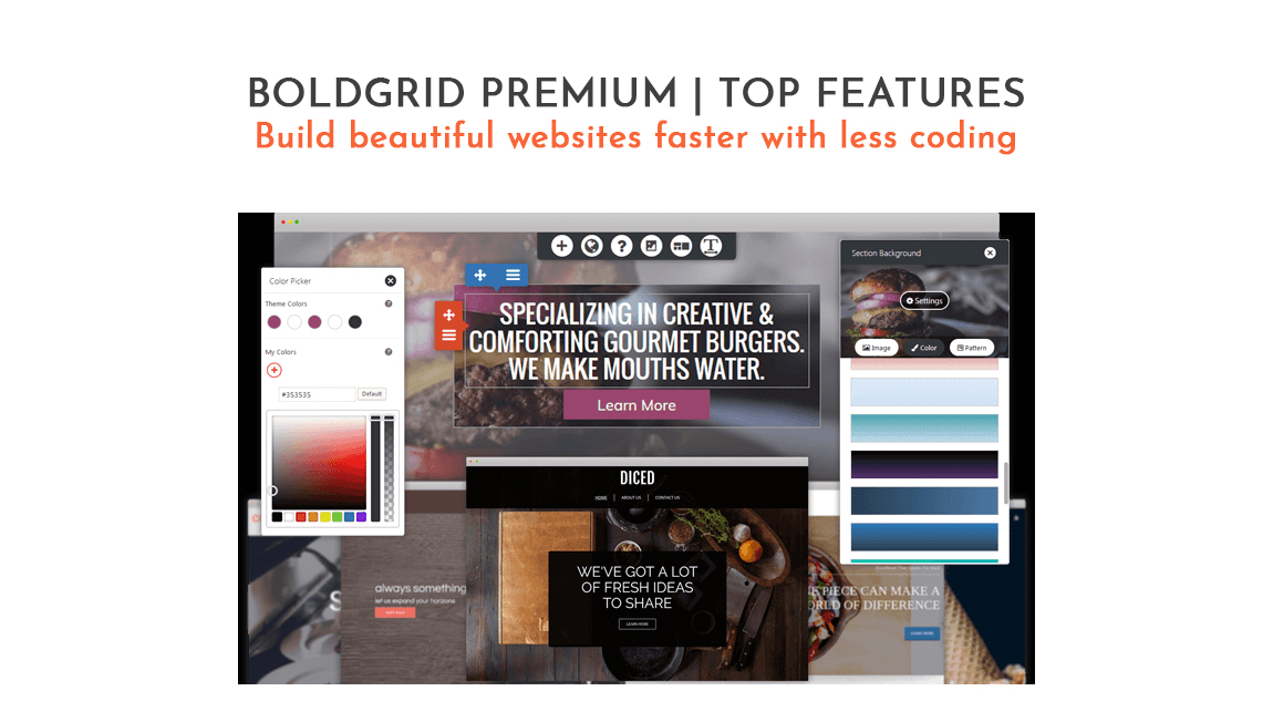BoldGrid Premium | Top Features