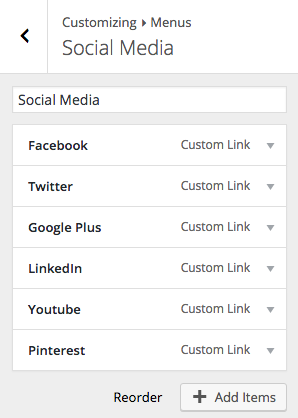 Add Social Media Icon to Default Social Media Menu