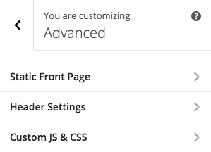 Inactive Footer Panel in Advanced Section