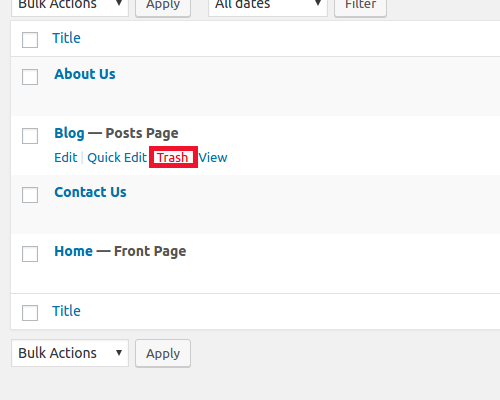 how to remove pages