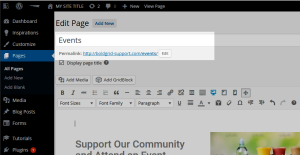 edit title and permalink