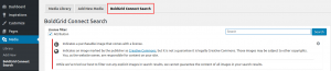 BoldGrid Connect Search link