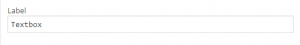 textbox label