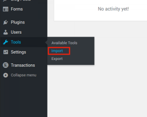 Import tools