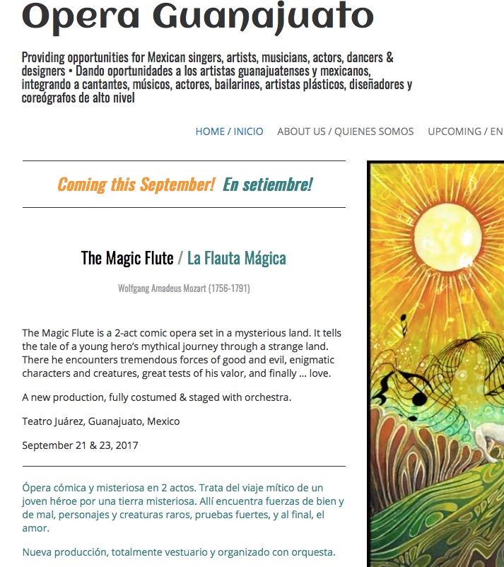 bilingual website screenshot