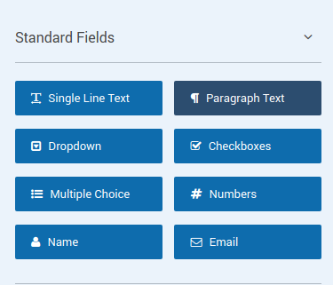Select fields
