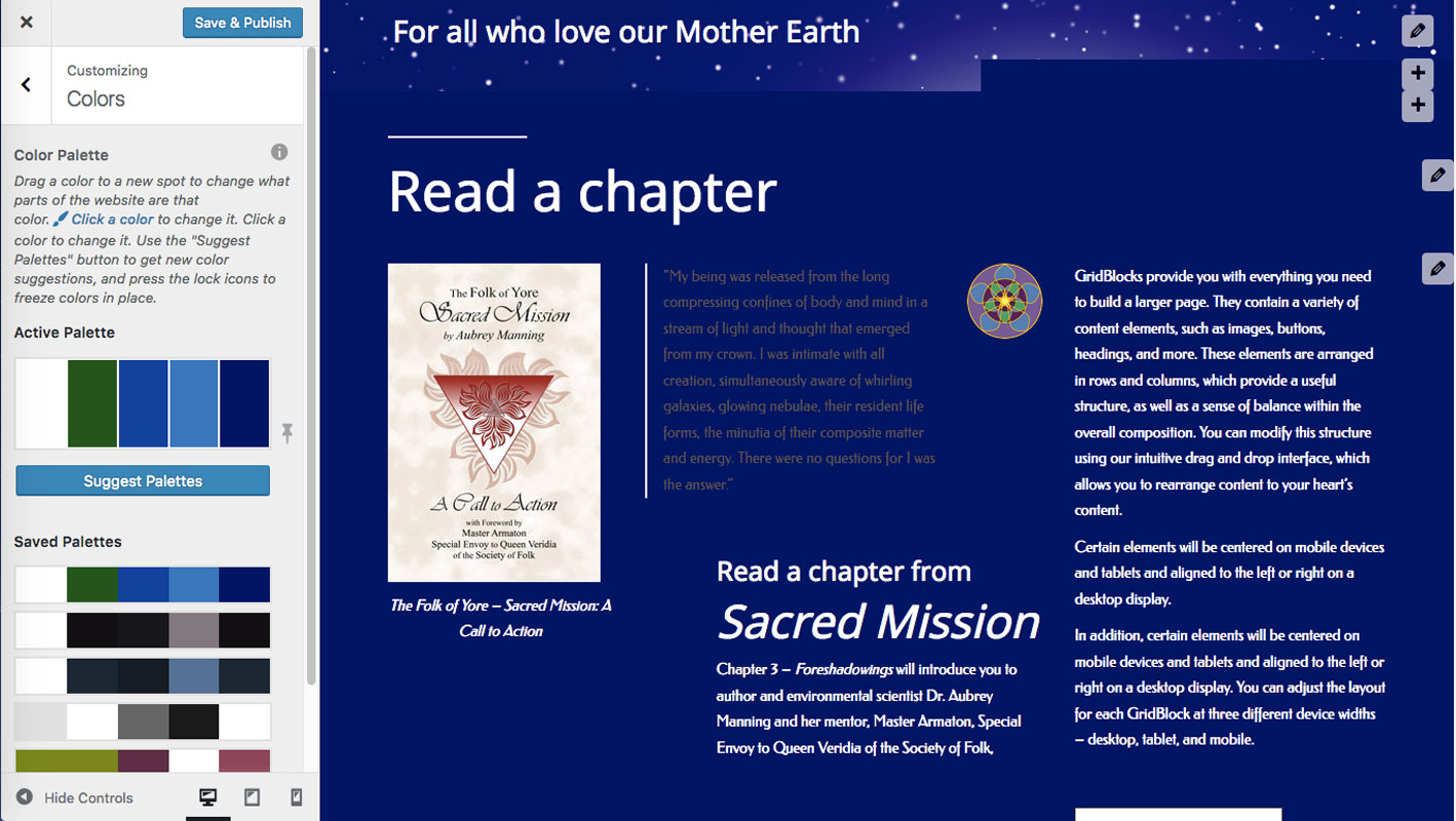 screenshot of website with some dark gray text