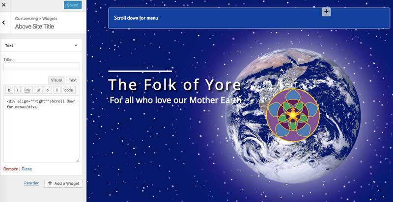 text in widget left aligned