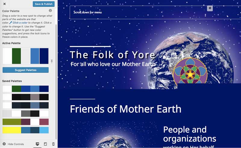 transparent widget box with white border