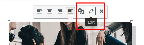 How to edit an image in WordPress
