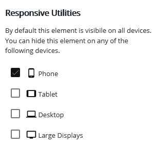 post and page builder hide on smaller screen sizes