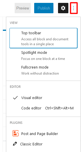 change preferred editor