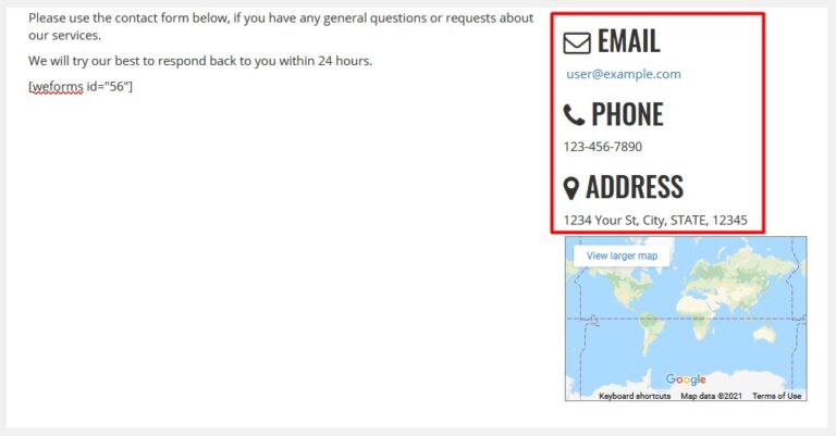 How To Edit The Contact Page In WordPress BoldGrid