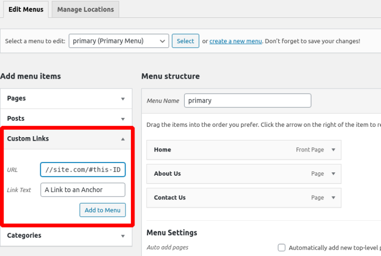 wordpress anchor links not working wordpress anchor links not working