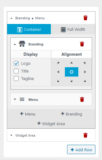 WordPress Header alignment tools