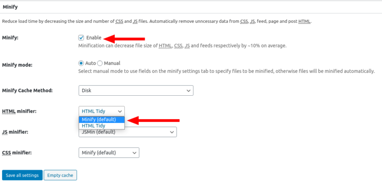 minify files minify files