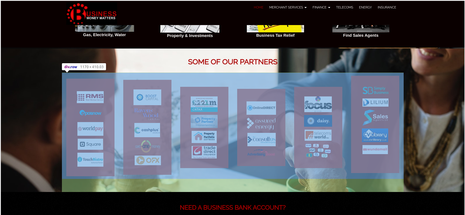 our partners block example