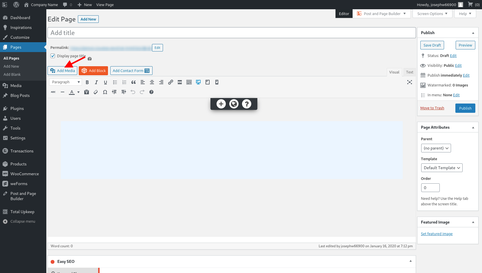 How Do I Make the Image Gallery Display Properly in My Crio WordPress Theme? BoldGrid