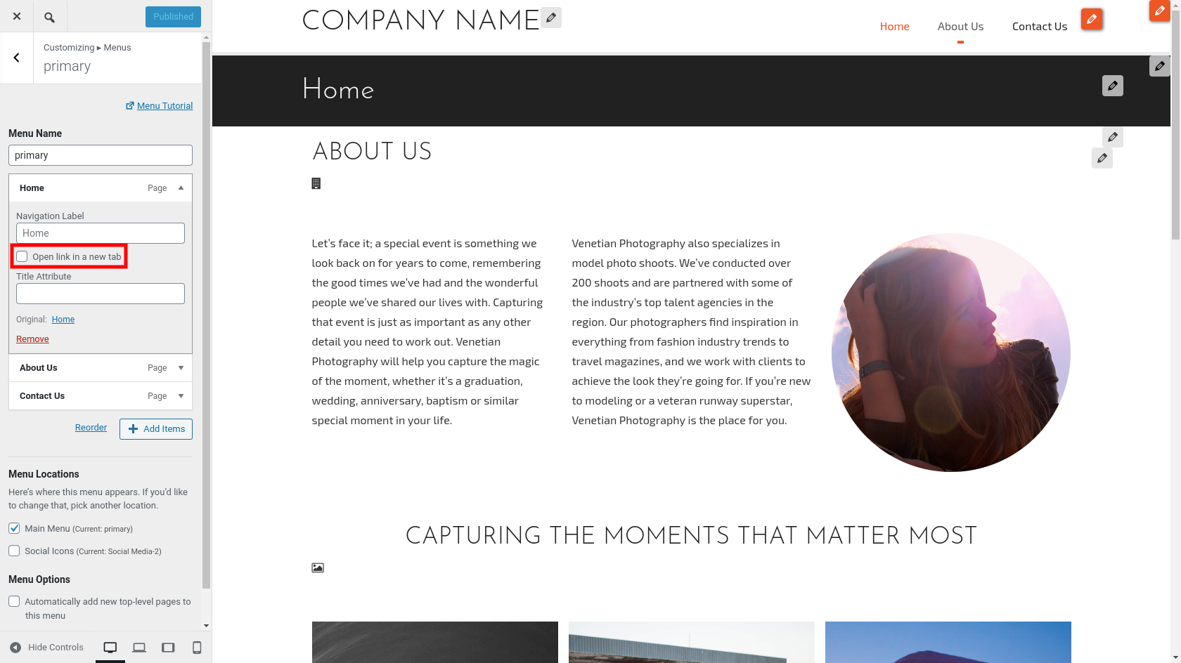 check open link in new tab