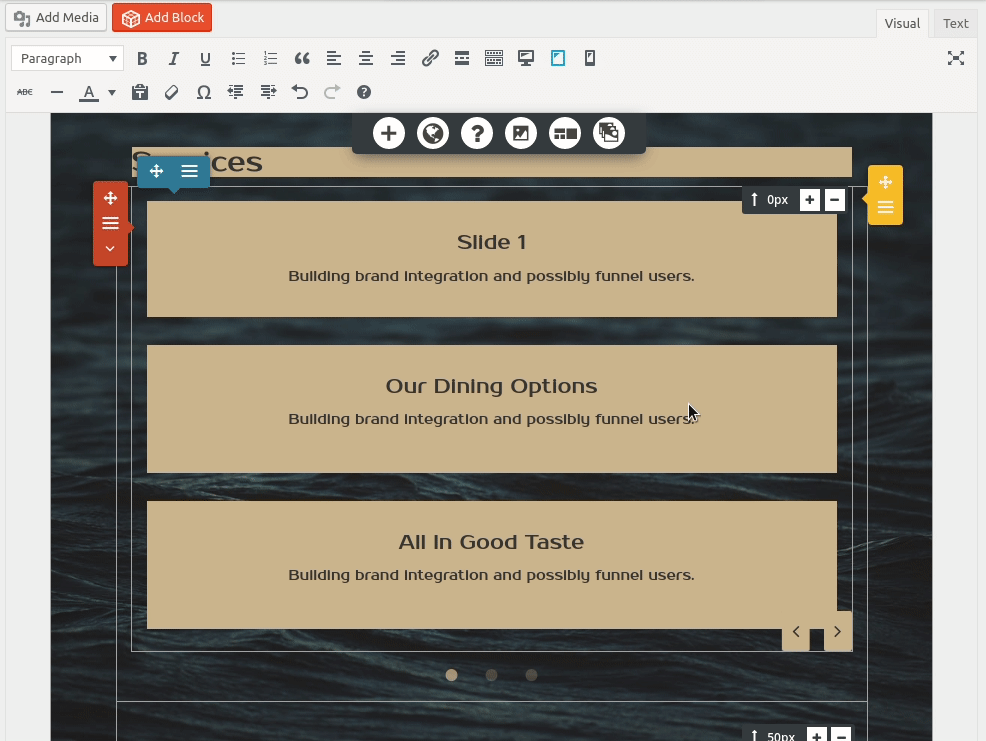Add Images to Content Slider