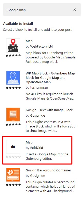 Add Google Map in WordPress