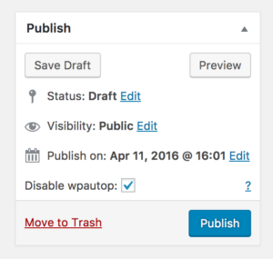 Disable wpautop on a single post with a plugin