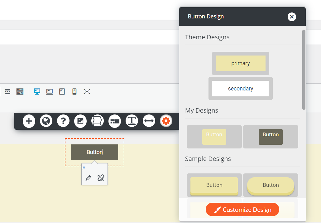 button design controls