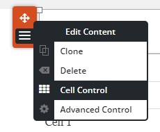 Individual Cell Controls