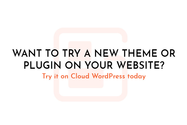 Want to Try a New Theme or Plugin on your Website?
