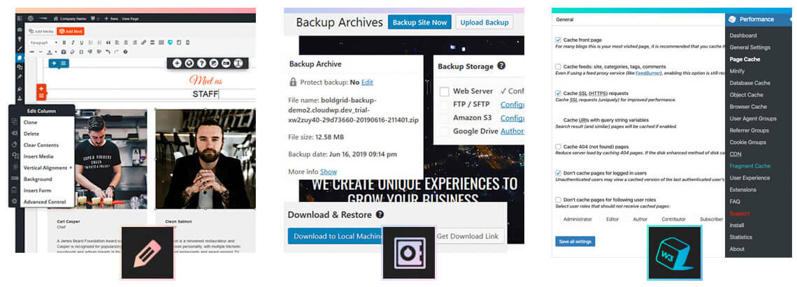 build deploy manage websites