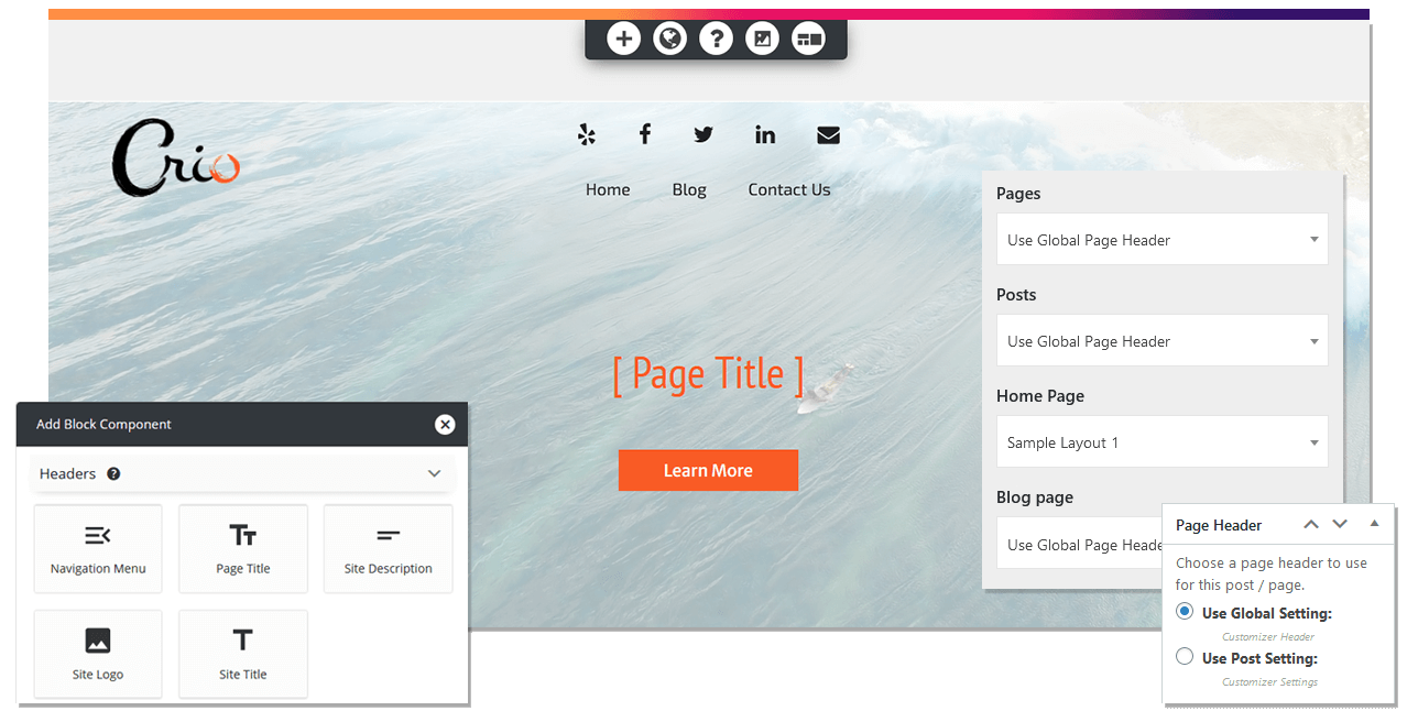 WordPress Custom Page Headers