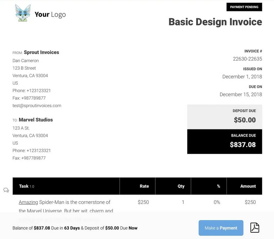 Sprout Invoices