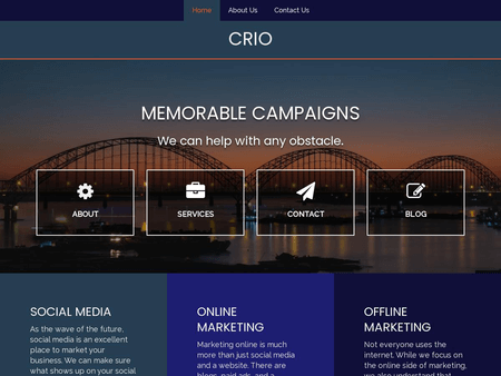 WordPress Business Theme Example 2