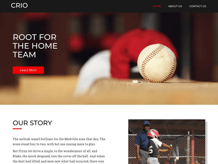 WordPress Fitness Theme Example 2