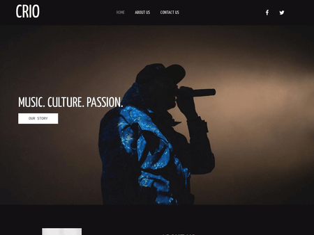 WordPress Music Theme Example 4