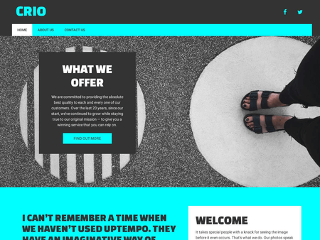WordPress Photography Theme Example 2
