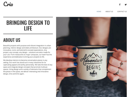 WordPress Design Theme Example 2