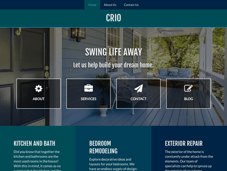 WordPress Property Theme Example 1