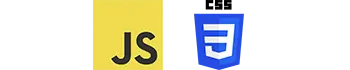 JavaScript and CSS logos